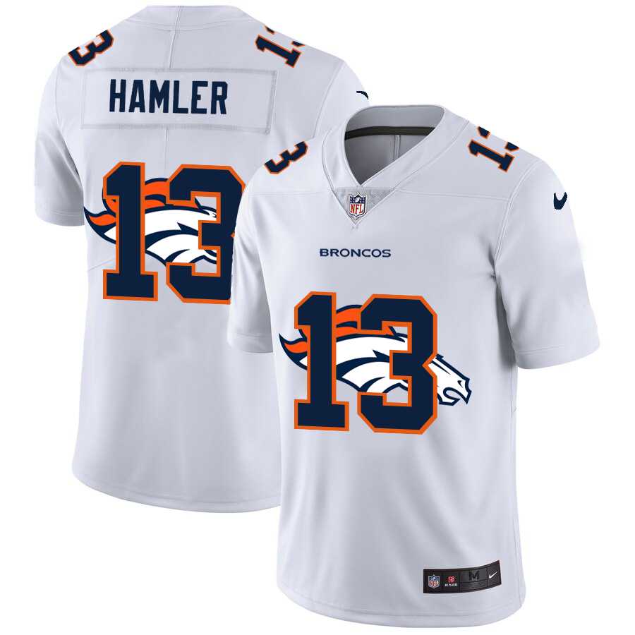 Nike Broncos 13 KJ Hamler White Shadow Logo Limited Jersey Yhua,We sell and wholesale Nike Broncos 13 KJ Hamler White Shadow Logo Limited Jersey Yhua on line form chian!